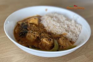 Finished Malabar fish curry