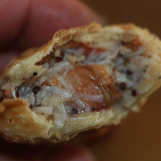 crab samosas