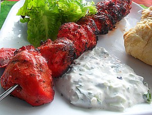 Part of the low fat recipes series - Chicken tikka