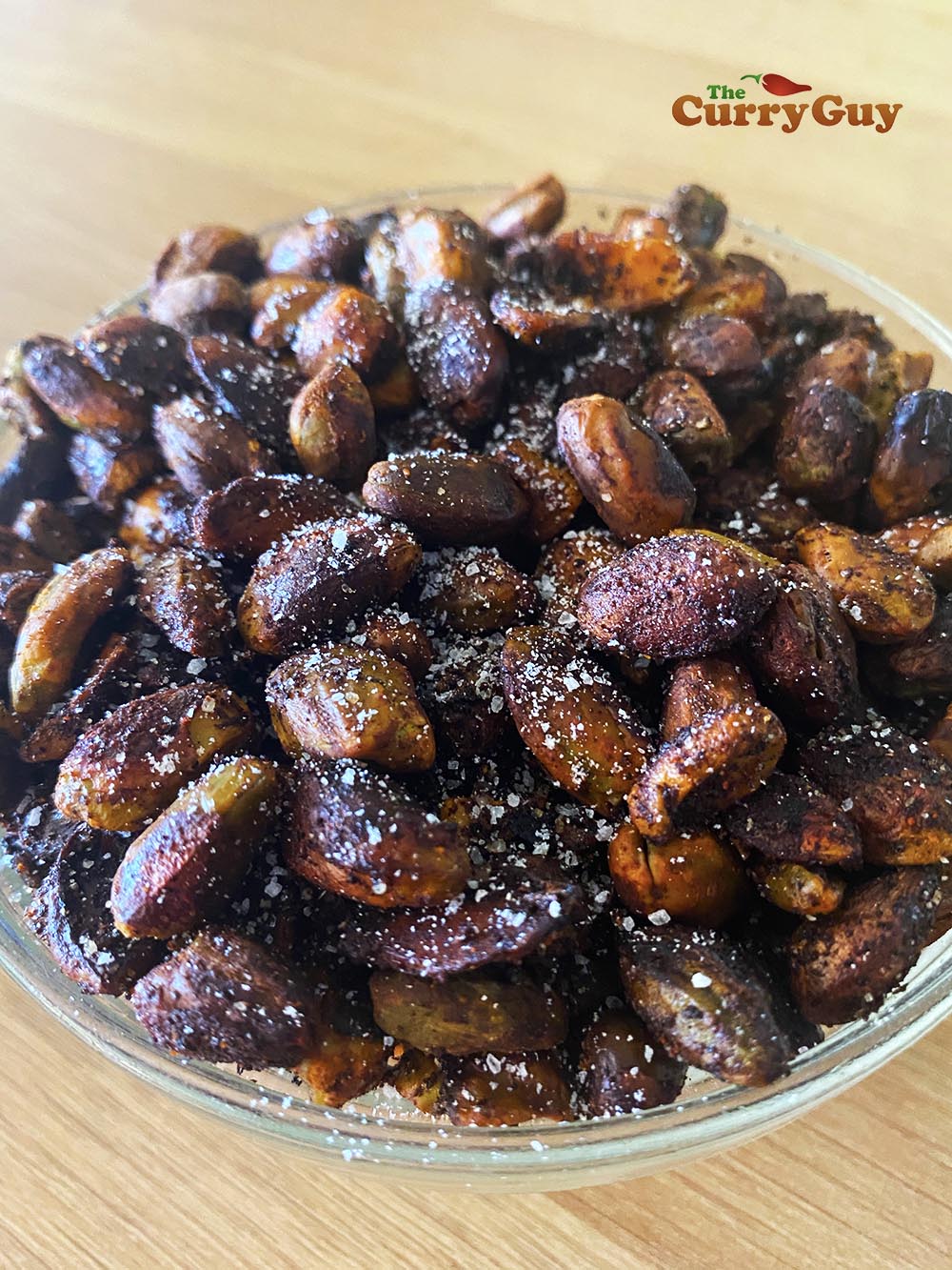 Roasted Pistachios with Chilli, Garlic and Lime THE CURRY GUY