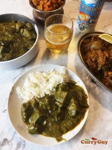 Lamb saag curry recipe