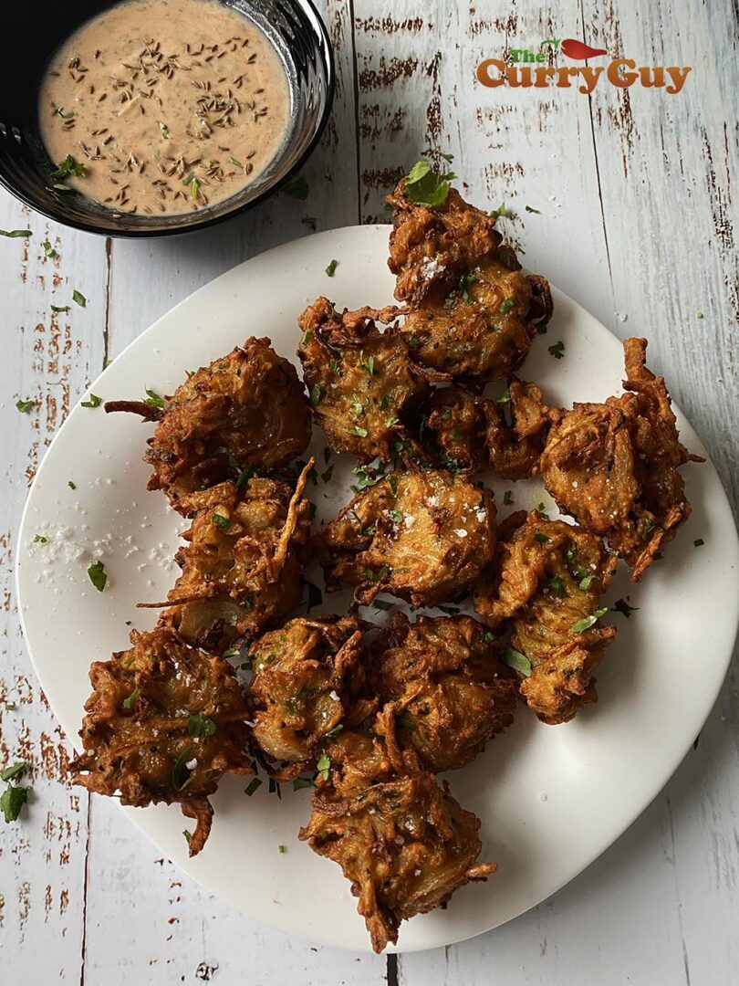 Restaurant Style Onion Bhaji Recipe | The Curry Guy