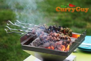 Thuros bbq with skewers