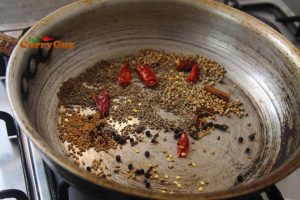 Roasting spices