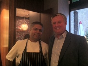 The Curry Guy, Dan Toombs and Chef Vivek Singh