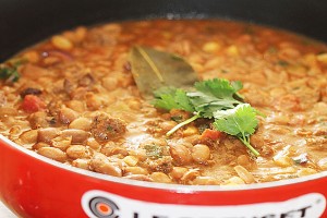 Beef and Pinto Bean Balti