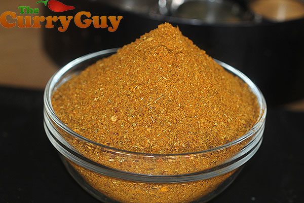 Homemade madras curry powder