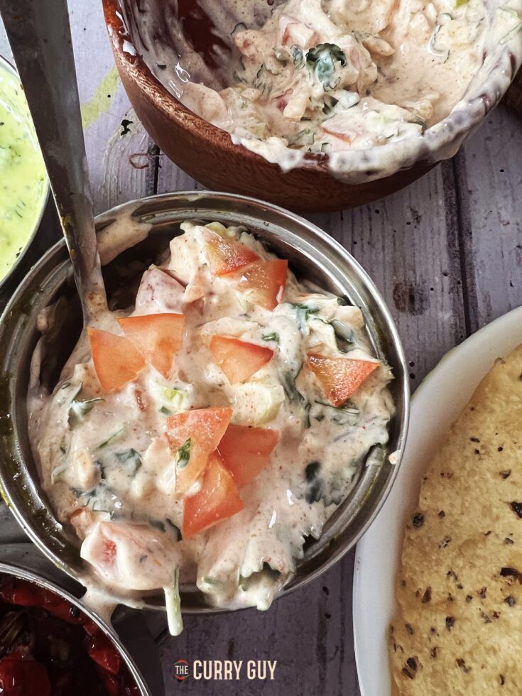 Tomato Raita | Homemade Indian Raita Recipe | The Curry Guy