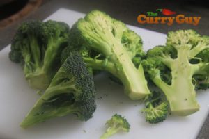 Making garlic & Mustard Roast Broccoli