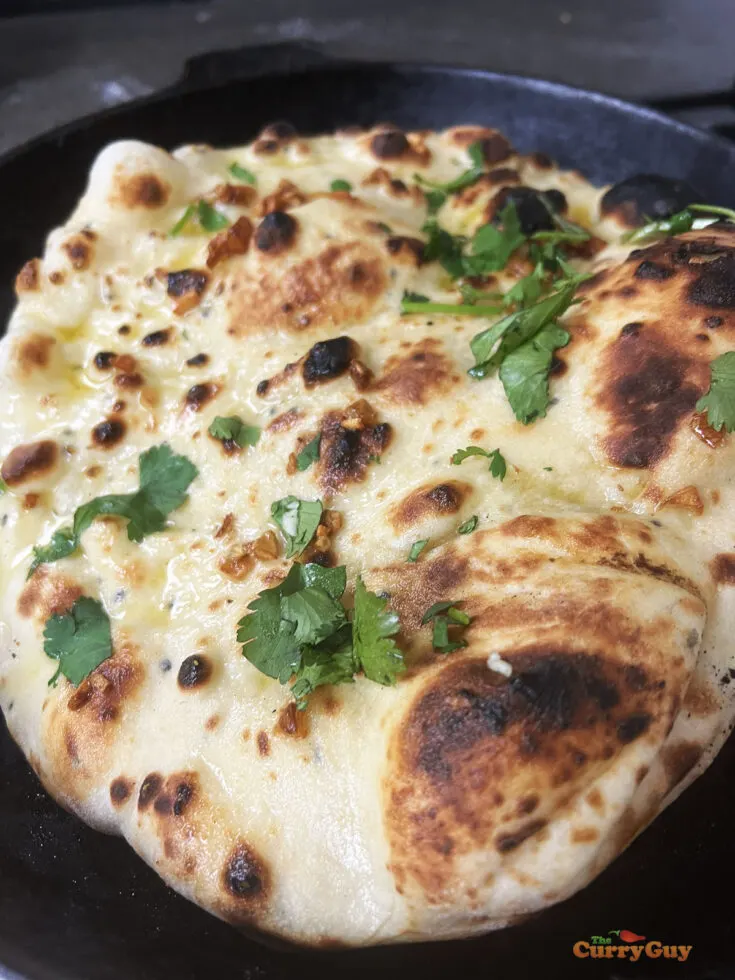 Garlic naan