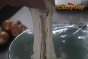 Making tandoori naans