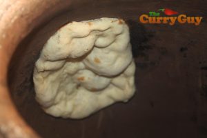 Making tandoori naans