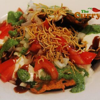 Spinach chaat