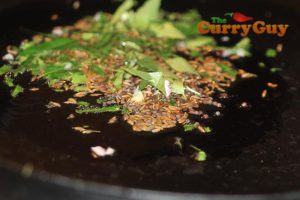 Making smoked toor dhal samosas