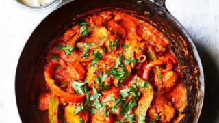 Low fat chicken jalfrezi