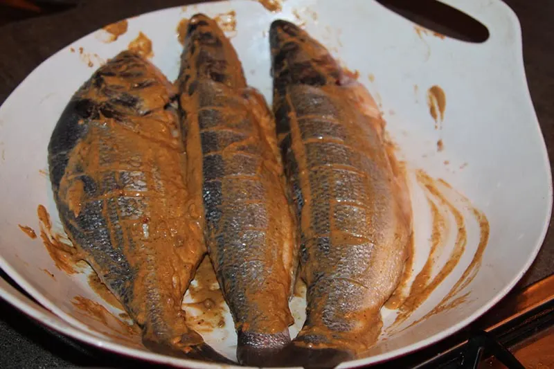 Making Keralan Tandoor Fish