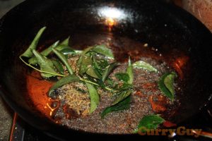 Making Keralan Prawn curry