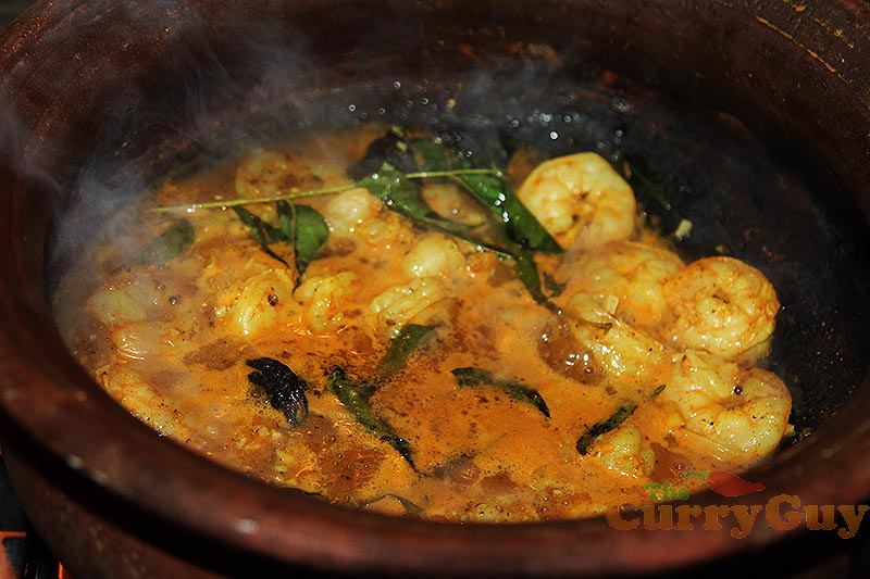 Keralan prawn curry