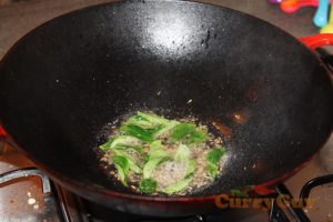 Making Butternut squash curry