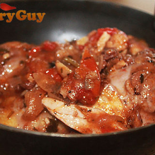 red wine chicken curry