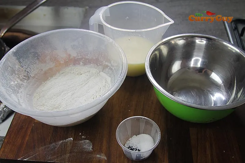 Making self raising flour naan recipe