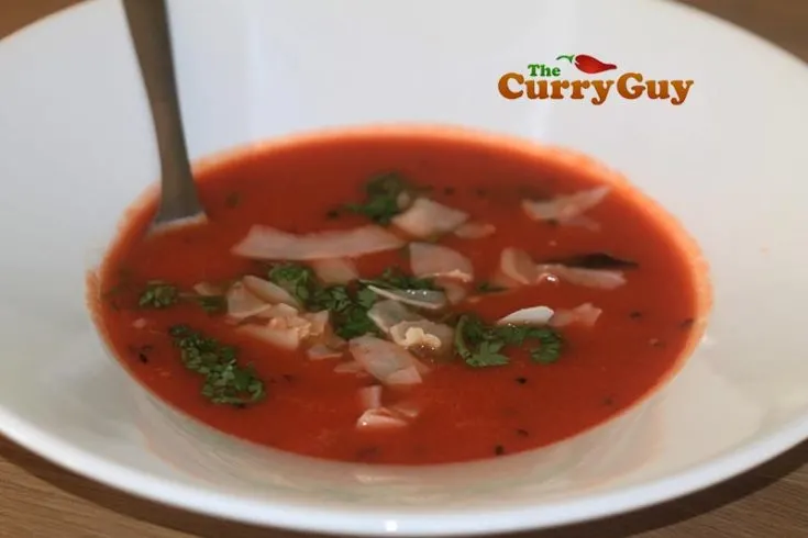 Spicy Tomato and Coconut Soup