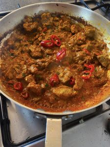 finished bhuna curry