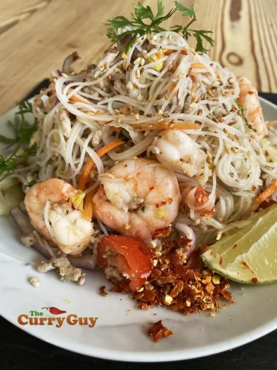 Thai rice noodle salad