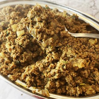 finished keema recipe