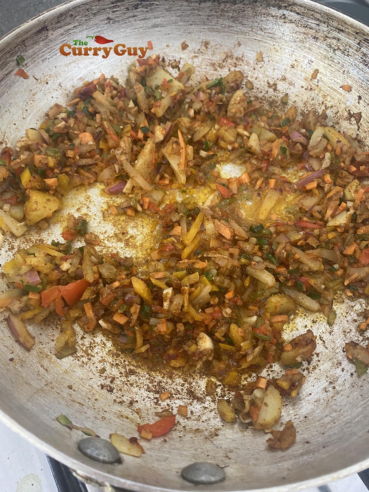 Adding ground spices