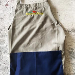 grey curry guy apron