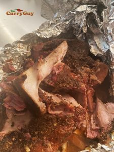 Pulling pork bone out of joint