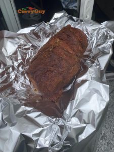Wrapping pork joint