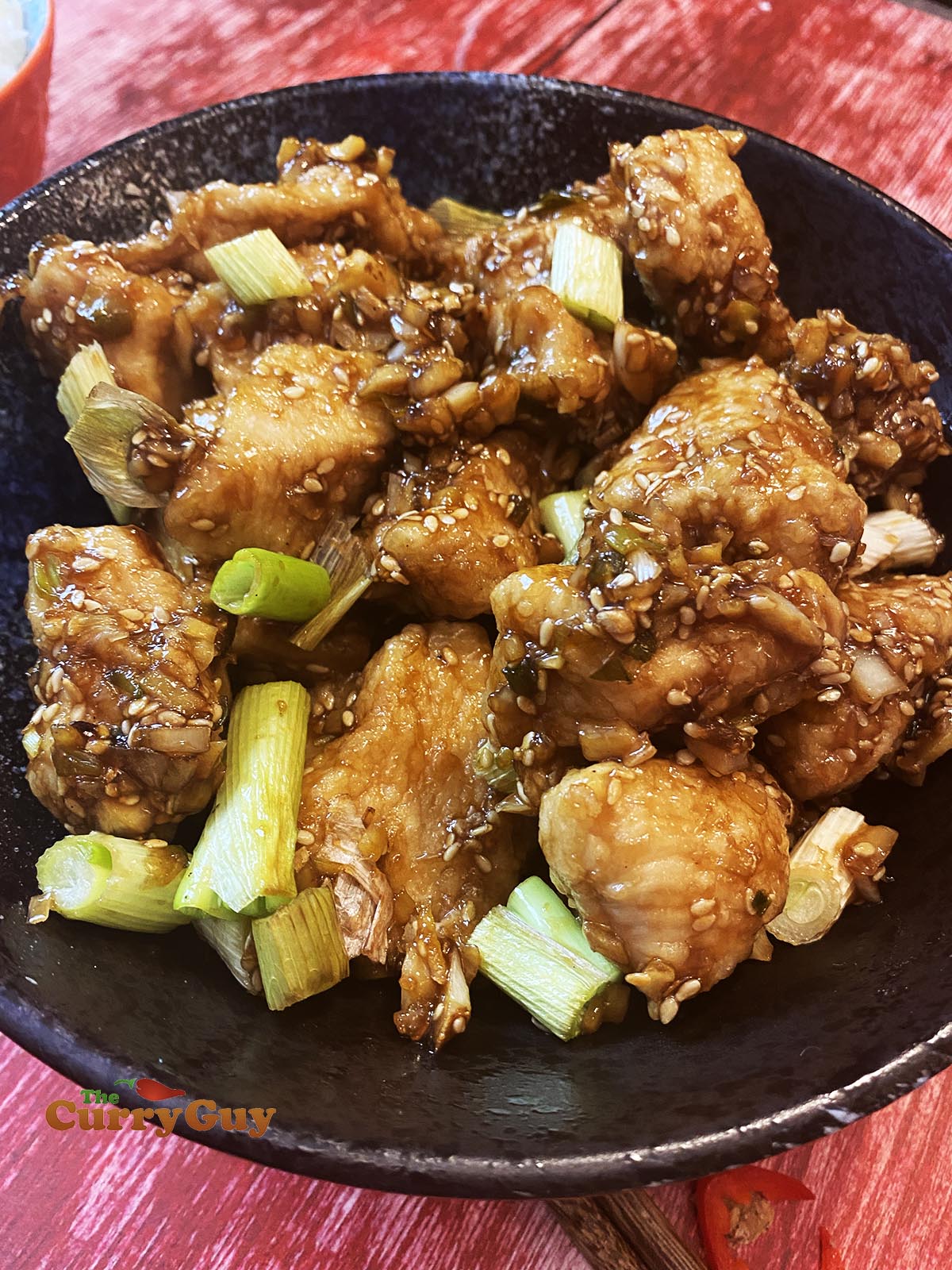 Homemade sesame chicken