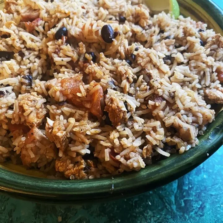 Leftover Turkey Jamaican Rice