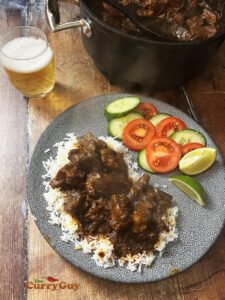 Sri Lankan black pork curry