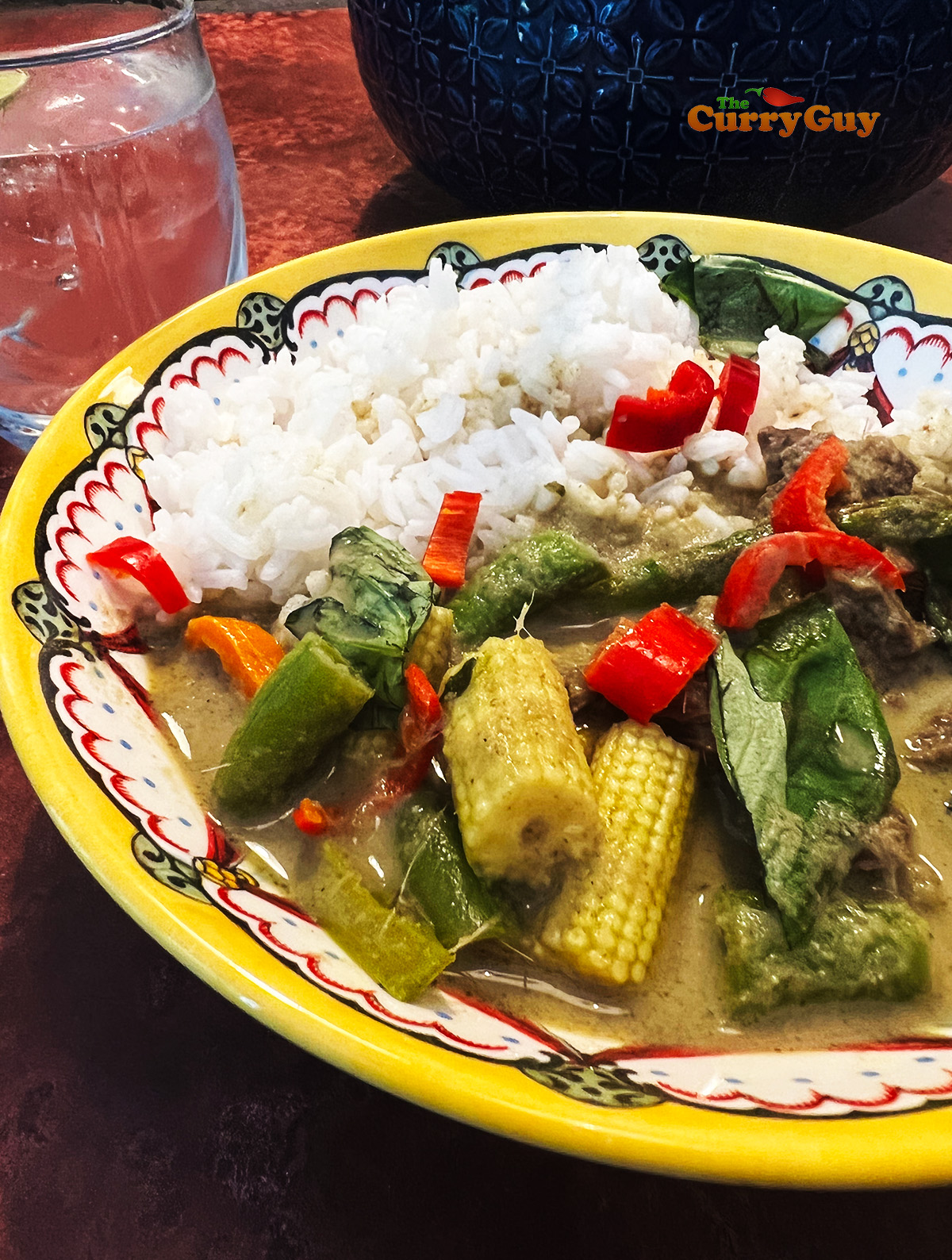 Thai green curry beef