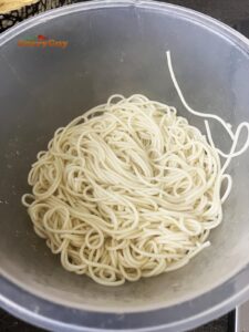 Ramen noodles in a bowl