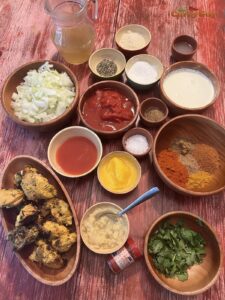 Ingredients for chicken tikka masala from scratch