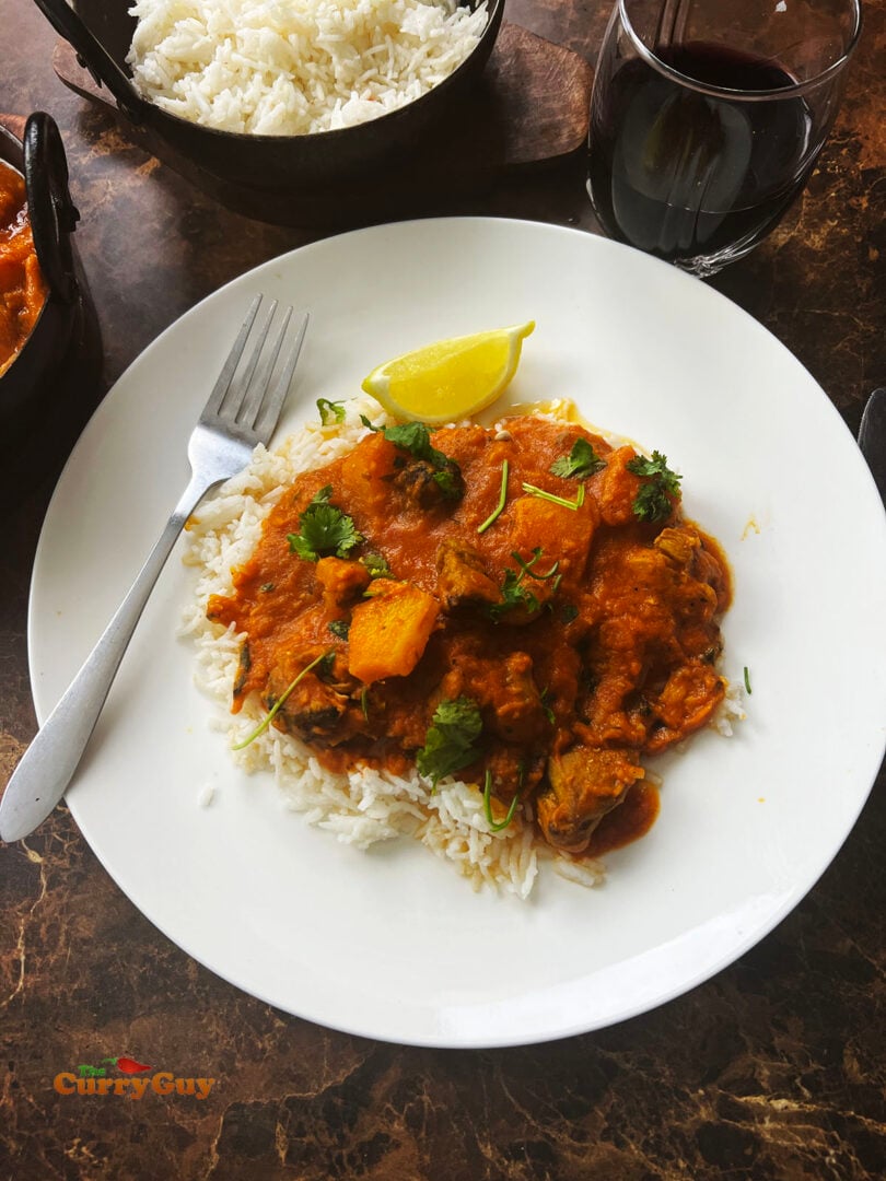Chicken Dhansak from Scratch One Pan Curry The Curry Guy