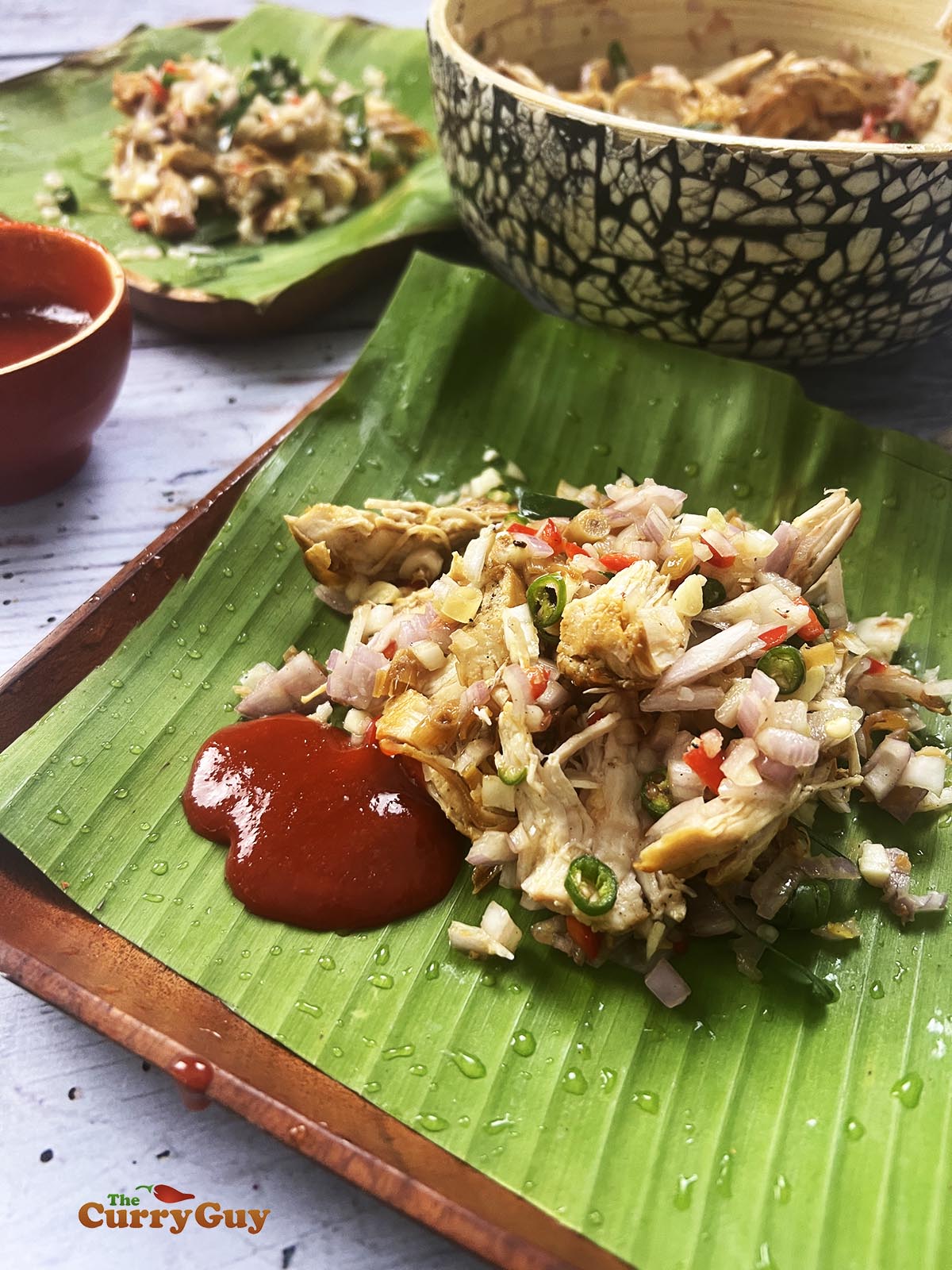Indonesian chicken with sambal matah