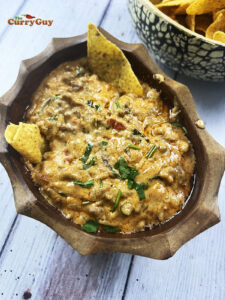 Beef queso dip