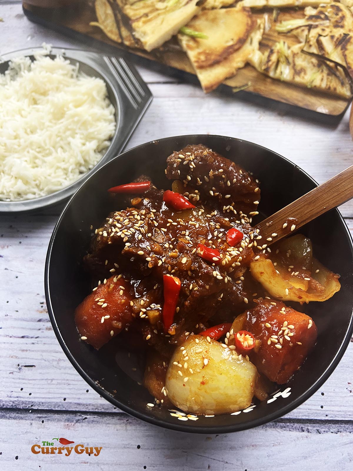 Korean braised beef stew
