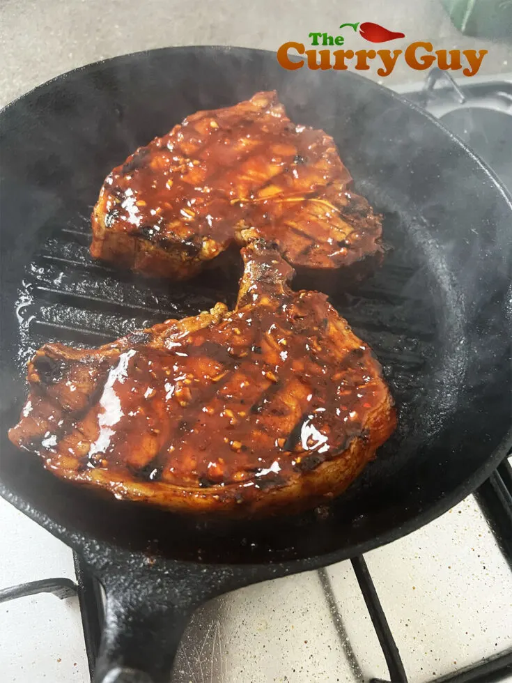 Korean grilled pork chops