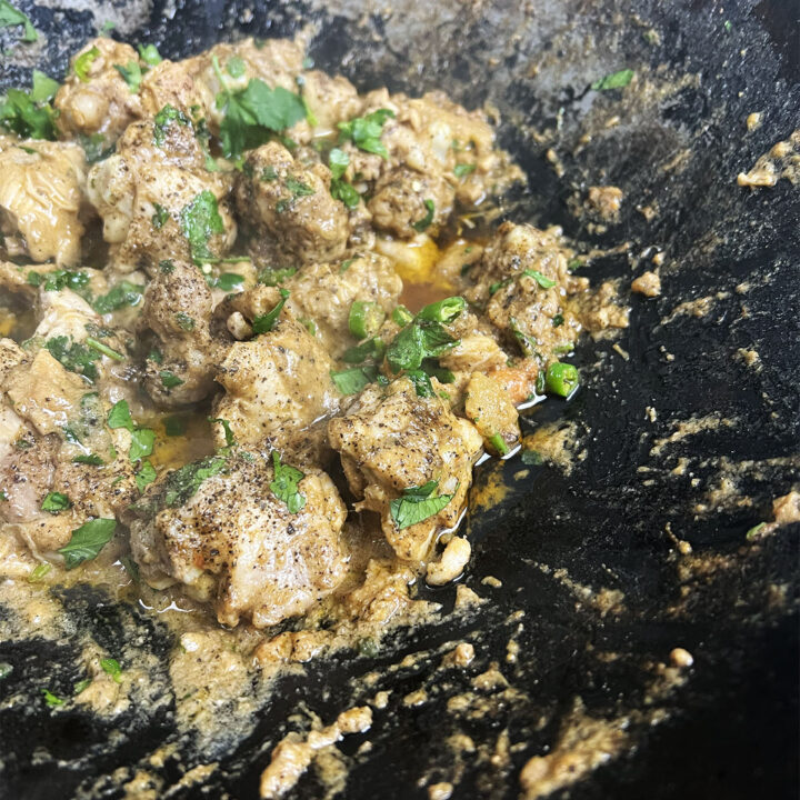 Black Pepper Chicken Karahi-image