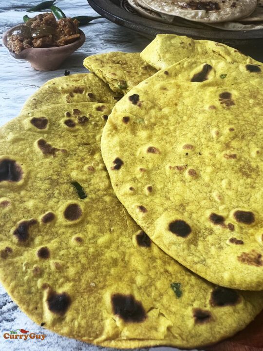 Spiced chapatis