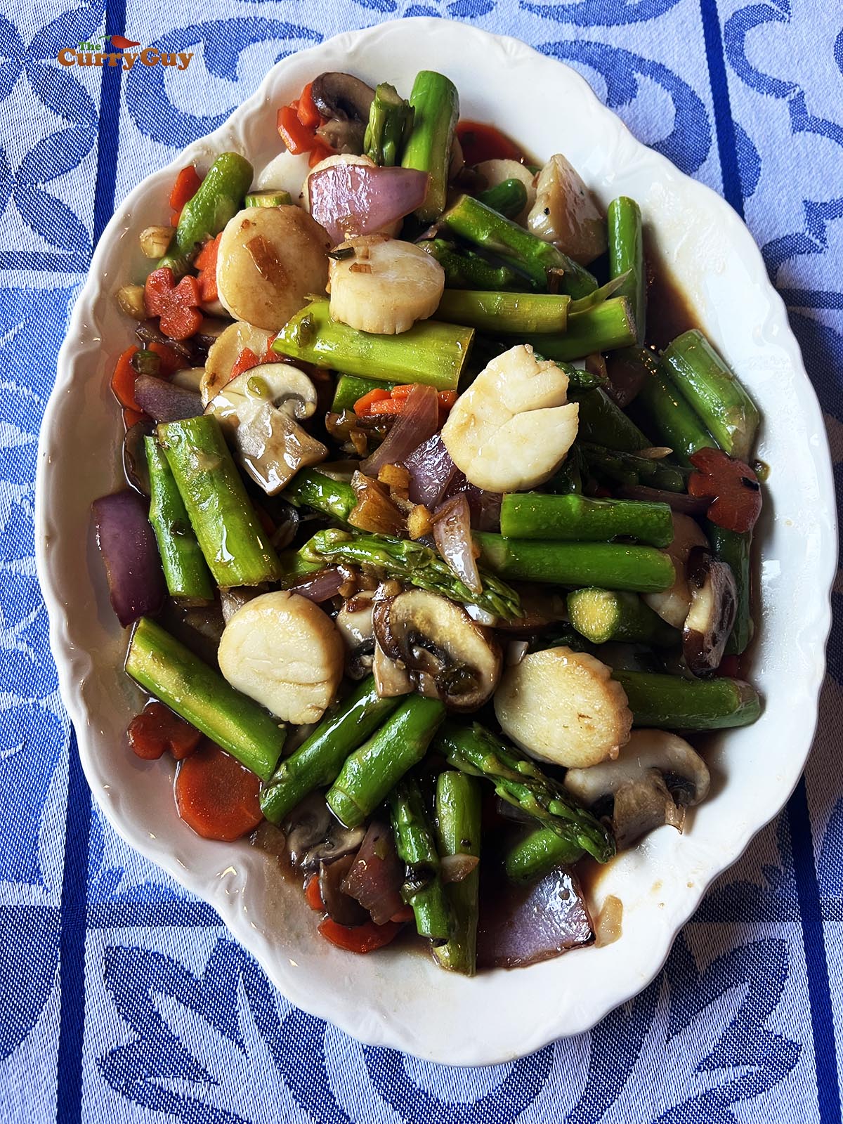 Chinese Scallops and Asparagus
