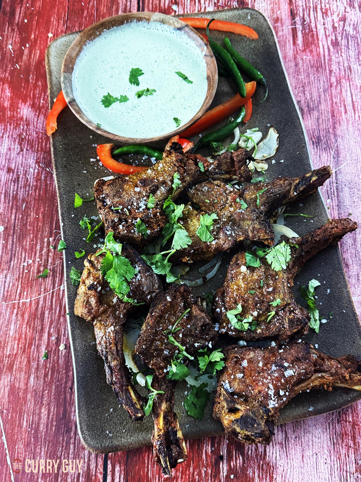 Air Fryer Tandoori Lamb Chops | The Curry Guy