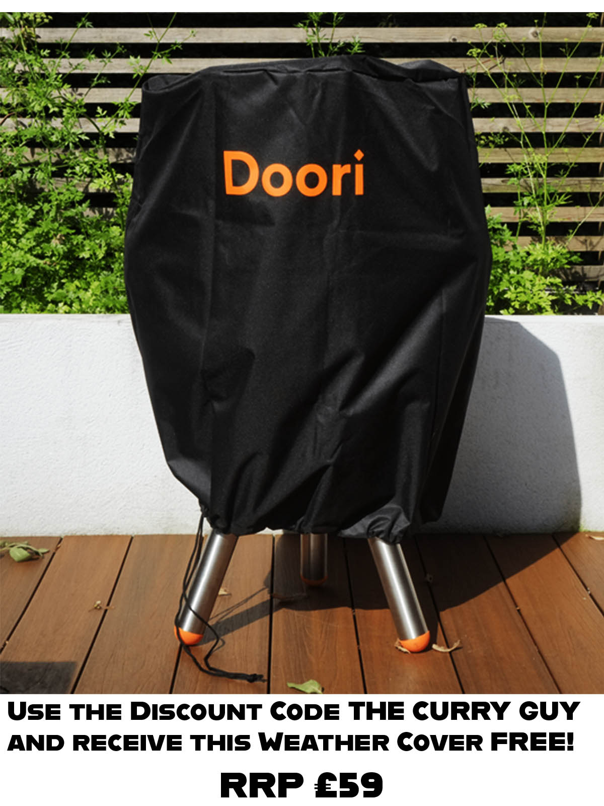 The Doori with the weather cover on it