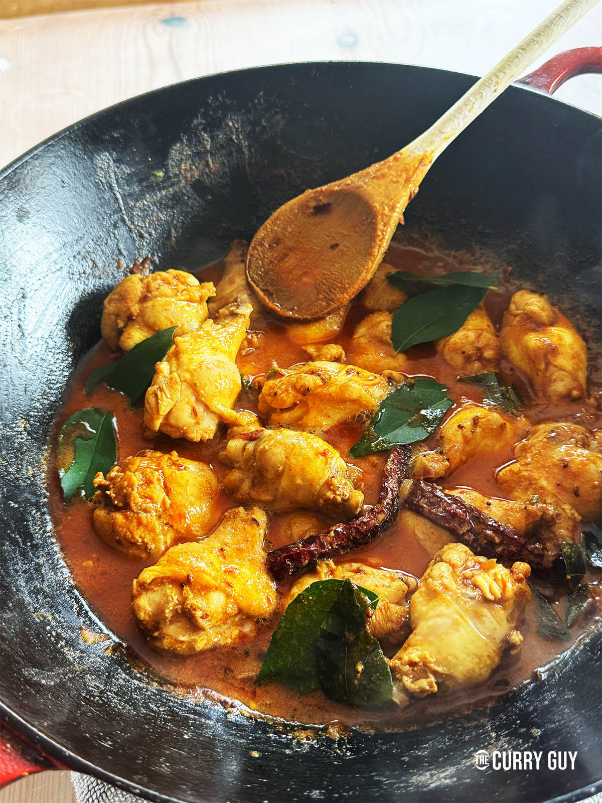 The finished curry chicken wings